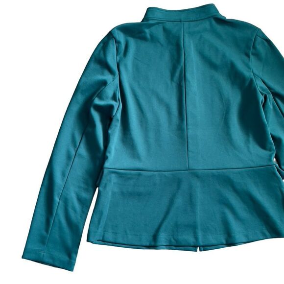 Tommy Hilfiger Forrest Green Standing Round Collar Suit Jacket Size 8 NWT - Picture 8 of 14